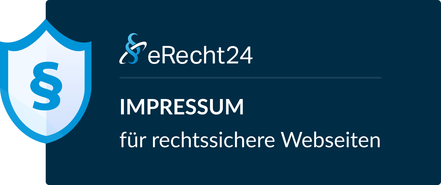 Siegel Impressum eRecht24